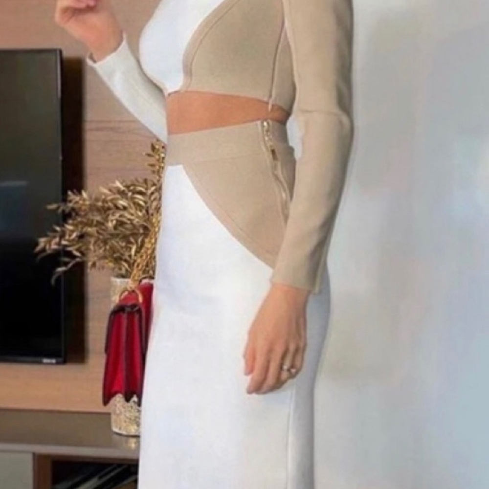 Catwalk Connection crop top and skirt set